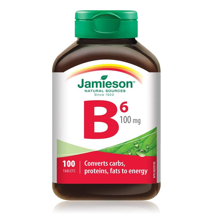 Jamieson - Vitamin B6, 100mg | 100 Tablets