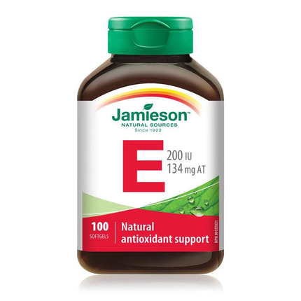 Jamieson - Vitamin E, 200 IU | 100 Softgels