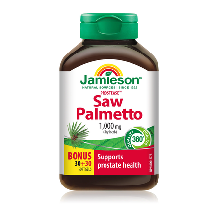 Jamieson - Prostease Saw Palmetto 1000 mg | 60 Softgels