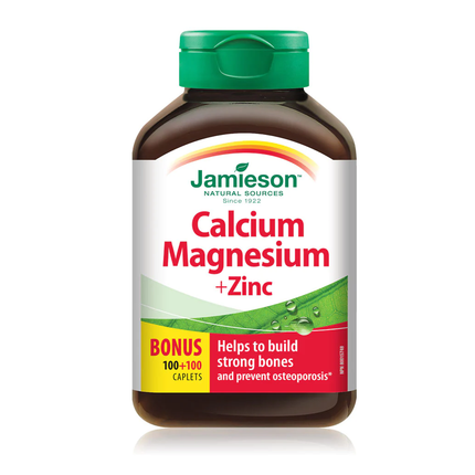 Jamieson - Calcium Magnesium + Zinc | 200 Caplets