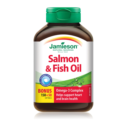 Jamieson - Salmon & Fish Oil | 200 Softgels