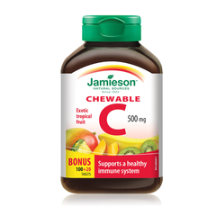 Jamieson - Chewable Vitamin C 500 mg - Exotic Tropical Fruit