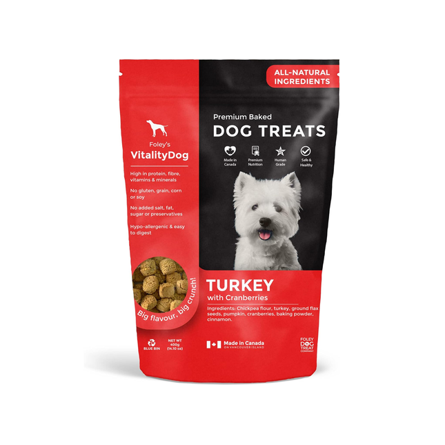 Foley's - Gourmet Dog Treats - Turkey With Cranberries